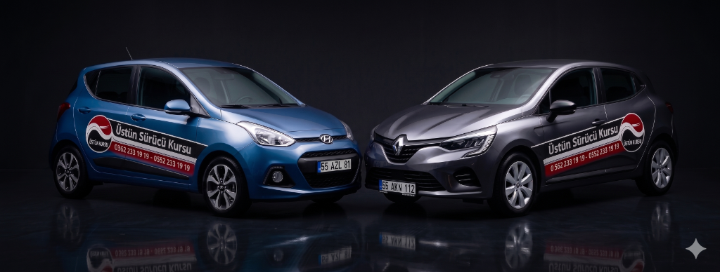 Üstün Sürücü Kursu Direksiyon Eğitim Otomobilleri